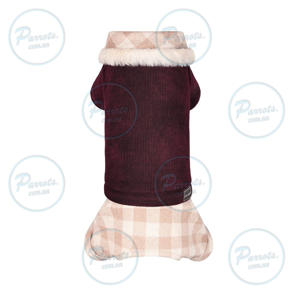 Костюм Pet Fashion «Spell» для собак, розмір M, бордовий