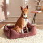 Лежак Pet Fashion «Denver» для собак, 60х50х18 см, ягода