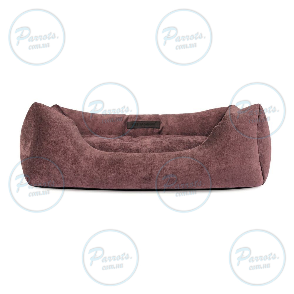 Лежак Pet Fashion «Denver» для собак, 78х60х20 см, ягода