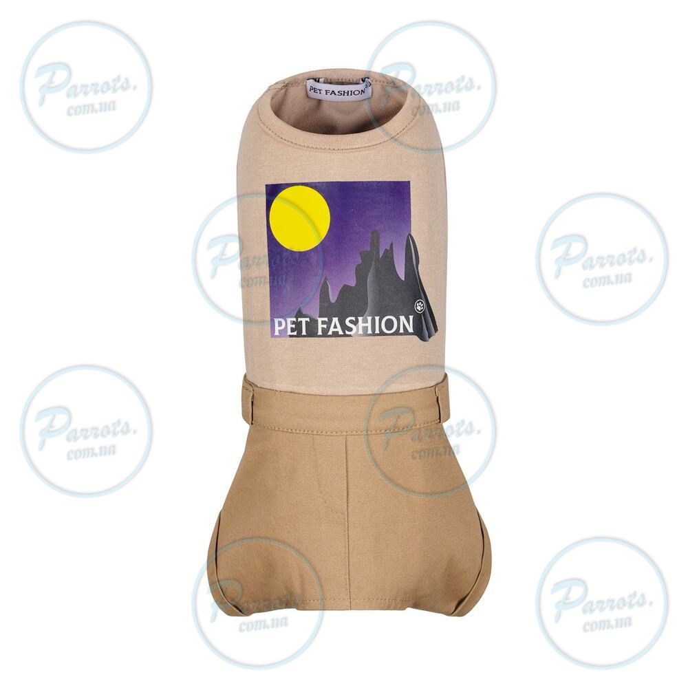 Костюм Pet Fashion «Moon» для собак, розмір M, пісочний