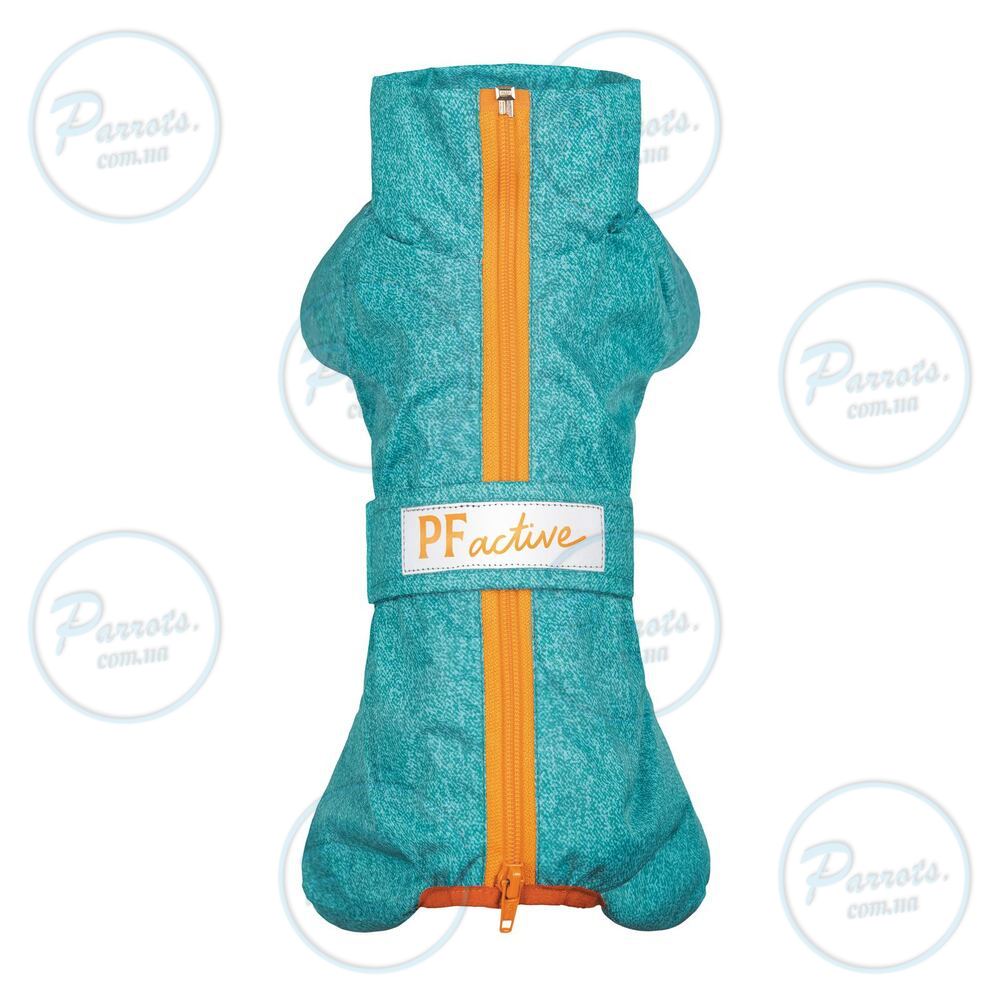 Дощовик Pet Fashion «Rain» для такс, розмір S, бірюза