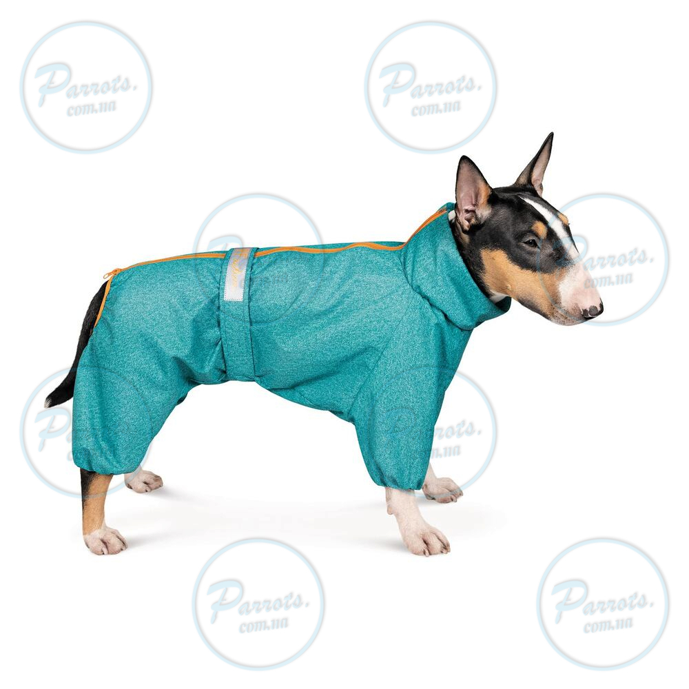 Дощовик Pet Fashion «Rain» для такс, розмір S2, бірюза