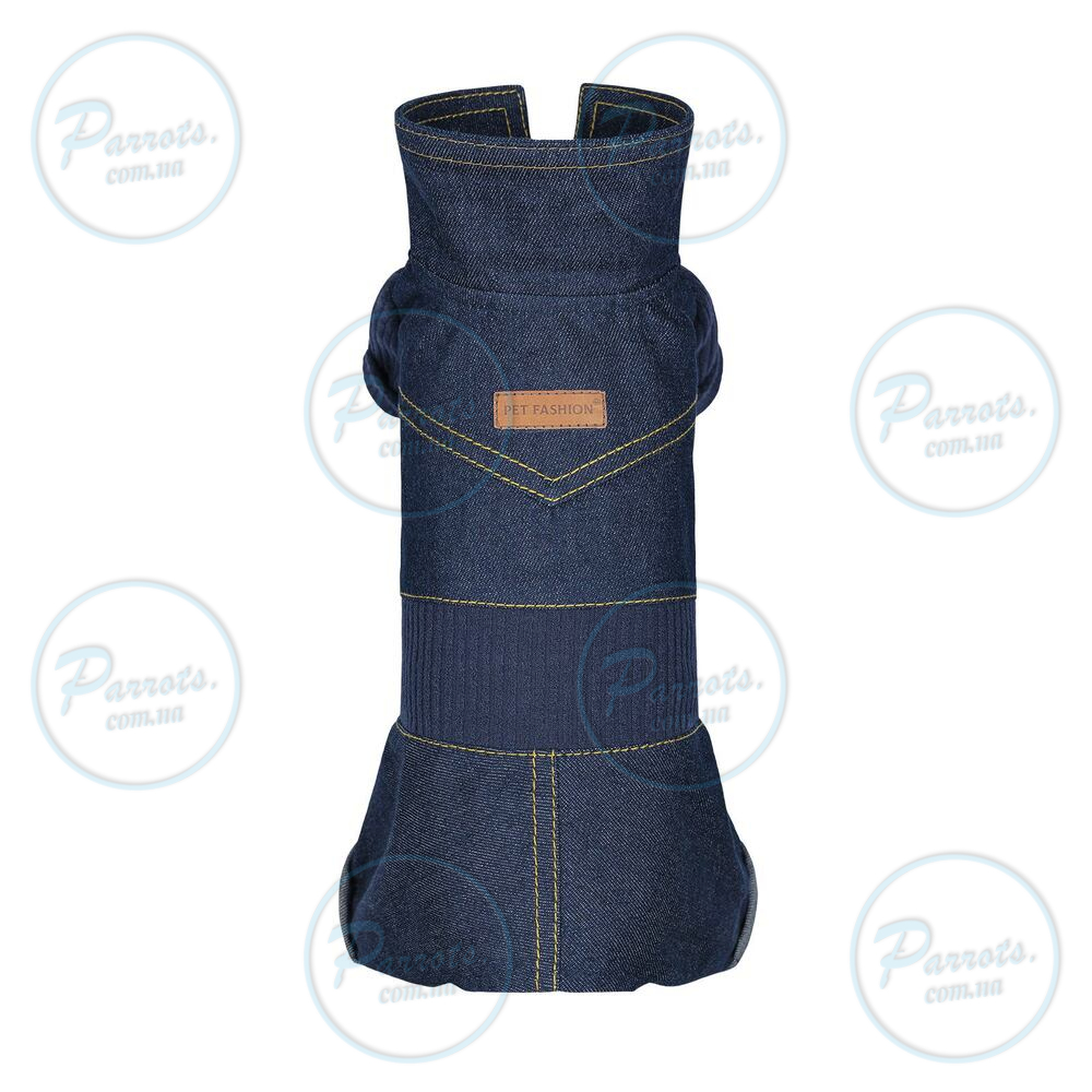 Комбинезон Pet Fashion "Jeans" для собак, размер XS, джинс