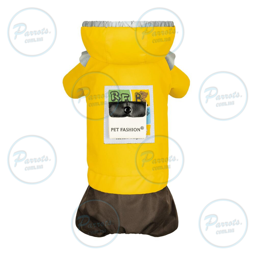 Дощовик Pet Fashion «Elsa» для дівчаток, розмір XS2, жовтий (лімітована серія)