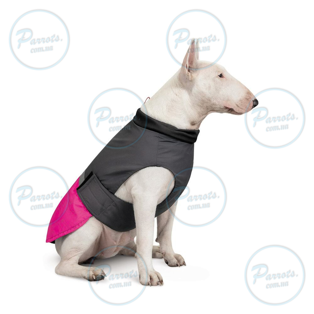 Попона Pet Fashion «Roy» для собак, розмір XL, малиново-сірий
