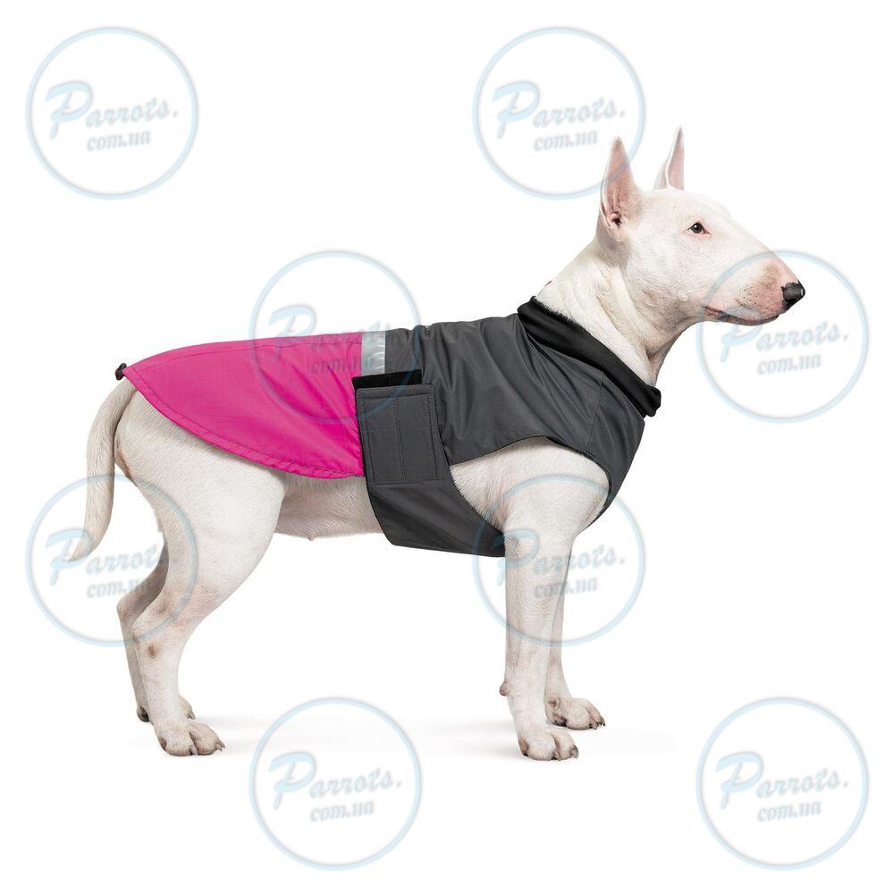 Попона Pet Fashion «Roy» для собак, розмір 7XL, малиново-сірий