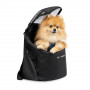 Сумка-переноска Pet Fashion Quadra для собак чорная 38х32х26 см