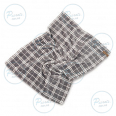 Плед Pet Fashion Bliss 1 для собак і котів плюш сірий картатий 70,5х55,5 см