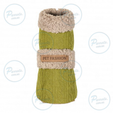 Попона Pet Fashion Gigi для собак, M фисташковый, бежевый