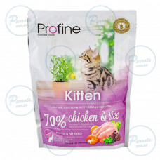 Сухий корм Profine Kitten для кошенят, з куркою та рисом, 300 г