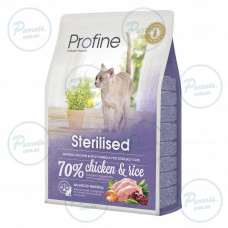 Сухий корм Profine Sterilised для стерилізованих котів, з куркою та рисом, 2 кг
