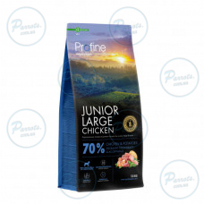 Корм сухий Profine Junior Large Chicken and Potatoes для цуценят та юніорів великих порід, з куркою та картоплею, 12 кг