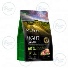 Корм сухий Profine Light Lamb and Potatoes для собак з надмірною вагою, з ягнятиною та картоплею, 3 кг