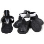 Ботинки Ruispet для малых пород собак, демисезонные с флисовой подкладкой, 4 шт/упак. черные, 5,0x4,4 см, №4
