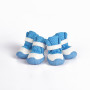 Ботинки Ruispet для малых пород собак, демисезонные, 4 шт./упак. синие, 3,5x3,1 см, №1