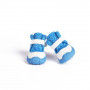 Ботинки Ruispet для малых пород собак, демисезонные, 4 шт./упак. синие, 3,5x3,1 см, №1