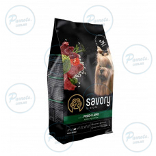 Сухий корм Savory для собак гурманів малих порід, зі свіжим ягням, 3 кг