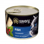Влажный корм Savory для взрослых требовательных кошек, с рыбой, 200 г