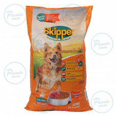 Сухий корм Skipper для собак, курка та яловичина, 10 кг