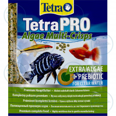 Корм Tetra PRO Algae Multi-Crisps для травоядных рыб, с овощами, 12 г (чипсы)