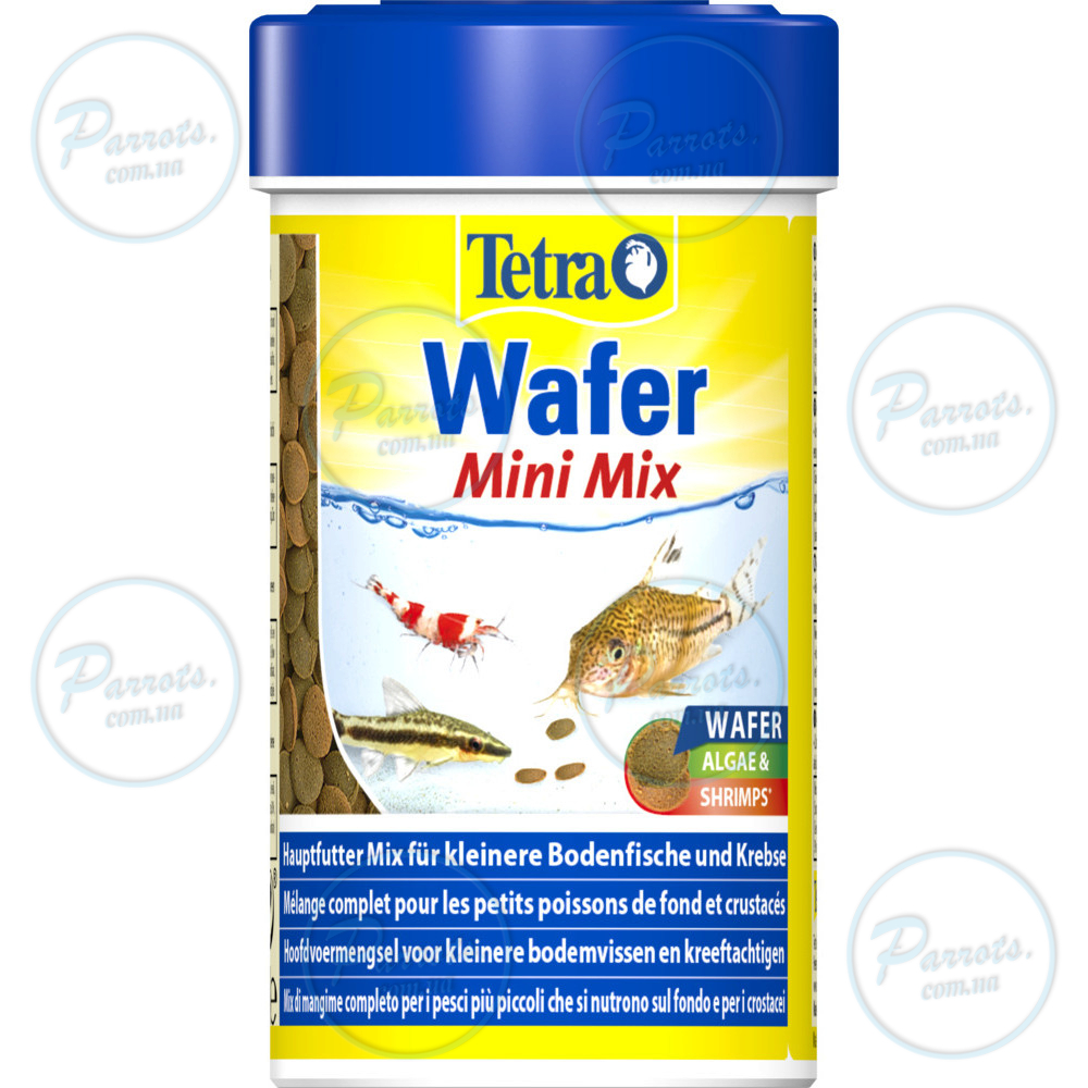 Корм Tetra Wafer Mini Mix для акваріумних донних риб, 100 мл (таблетки)