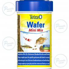 Корм Tetra Wafer Mini Mix для аквариумных донных рыб, 100 мл (таблетки)