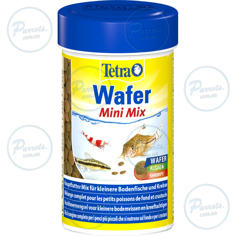 Корм Tetra Wafer Mini Mix для акваріумних донних риб, 100 мл (таблетки)