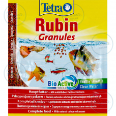 Корм Tetra Rubin Granules для акваріумних рибок, для яскравості забарвлення, 15 г (гранули)