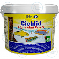 Корм Tetra Cichlid Algae Mini для аквариумных цихлид, 10 л (гранулы)