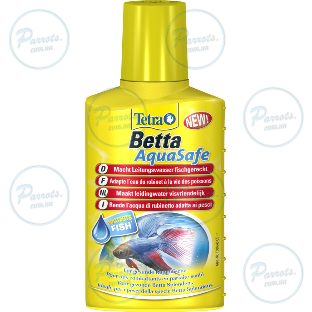 Кондиціонер Tetra Betta Aqua Safe для підготовки водопровідної води в придатну для півників, 100 мл на 100 л