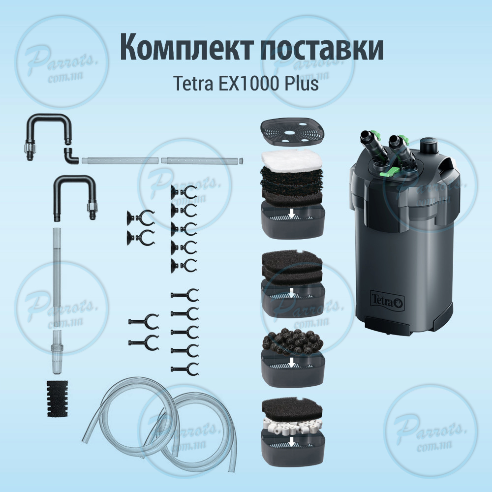 Фільтр зовнішній акваріумний Tetra External EX 1000 Plus