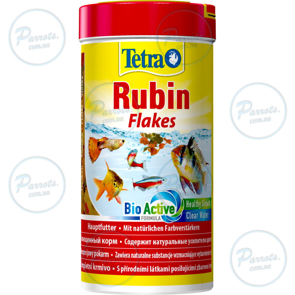 Корм Tetra Rubin Flakes для акваріумних рибок, для забарвлення, 52 г (пластівці)