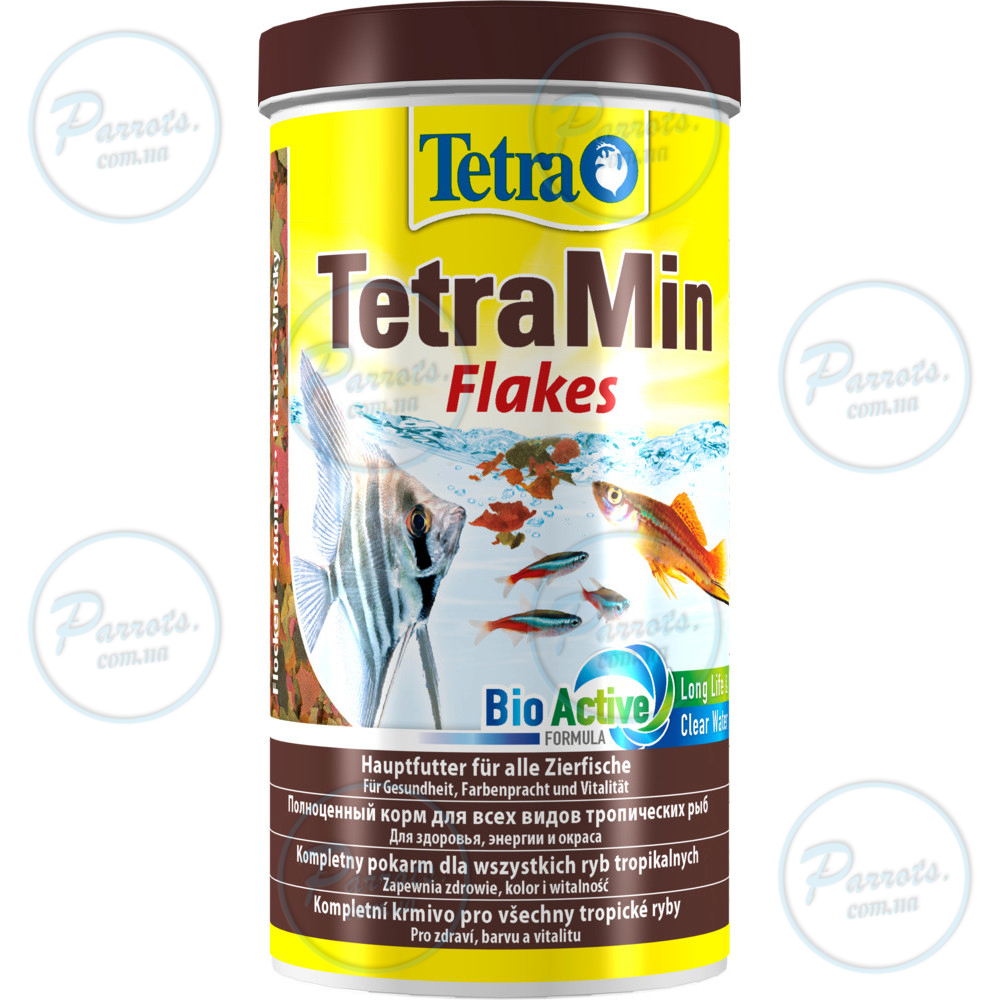 Корм Tetra Min Flakes для аквариумных рыбок, 200 г (хлопья)
