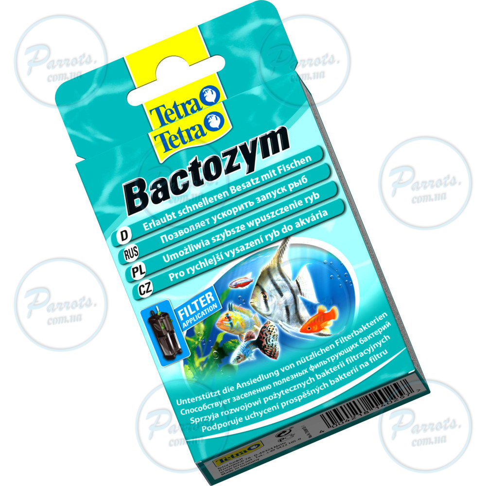 Засіб Tetra Bactozym для акваріума для стабілізації біологічної рівноваги, 10 таблеток, на 1000 л