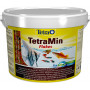 Корм сухой Tetra Min Flakes для тропических аквариумных рыбок в хлопьях 10 л/2,1 кг