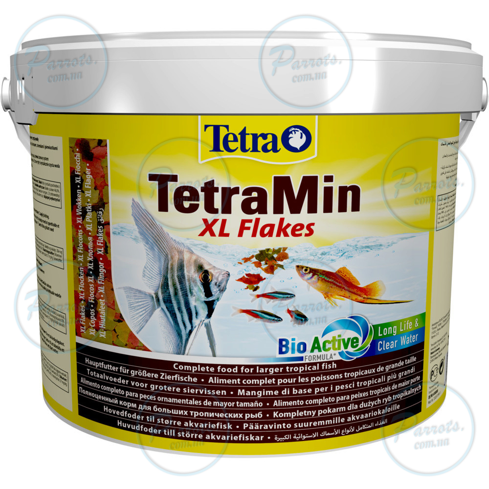 Корм Tetra Min XL Flakes Granules для аквариумных рыбок в хлопьях 10 л/2,1 кг