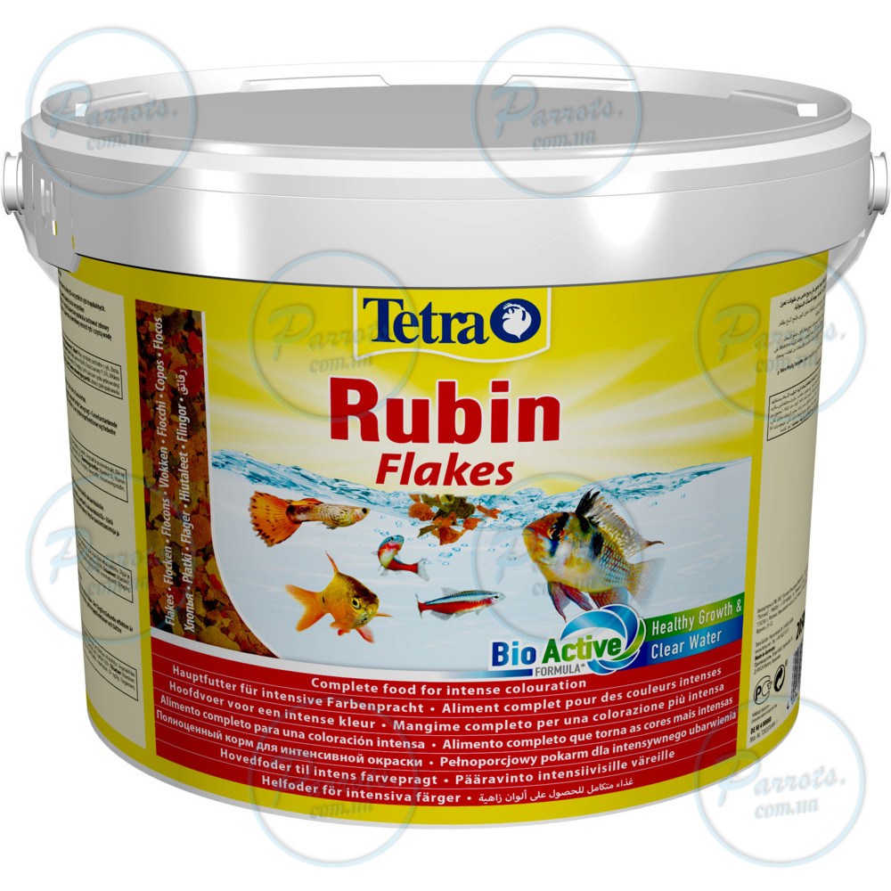 Корм Tetra Rubin Flakes для акваріумних рибок, для забарвлення, 2,05 кг (пластівці)