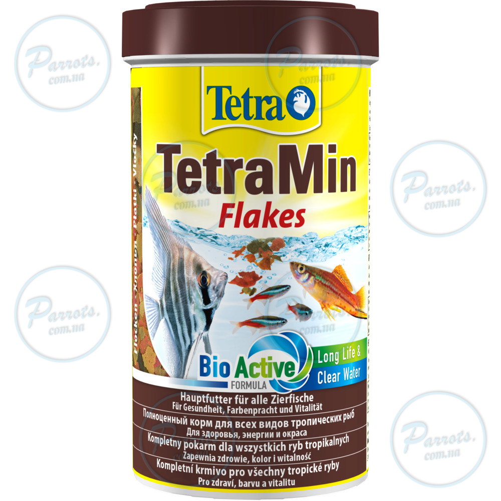 Корм Tetra Min Flakes для акваріумних рибок, 100 г (пластівці)