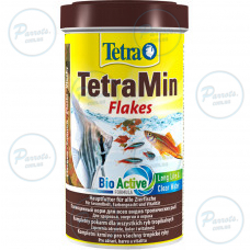 Корм Tetra Min Flakes для аквариумных рыбок, 100 г (хлопья)
