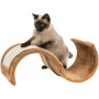 Дряпка Trixie Wavy для котів, із сизалю/плюшева, 29х18х50 см (коричнева)