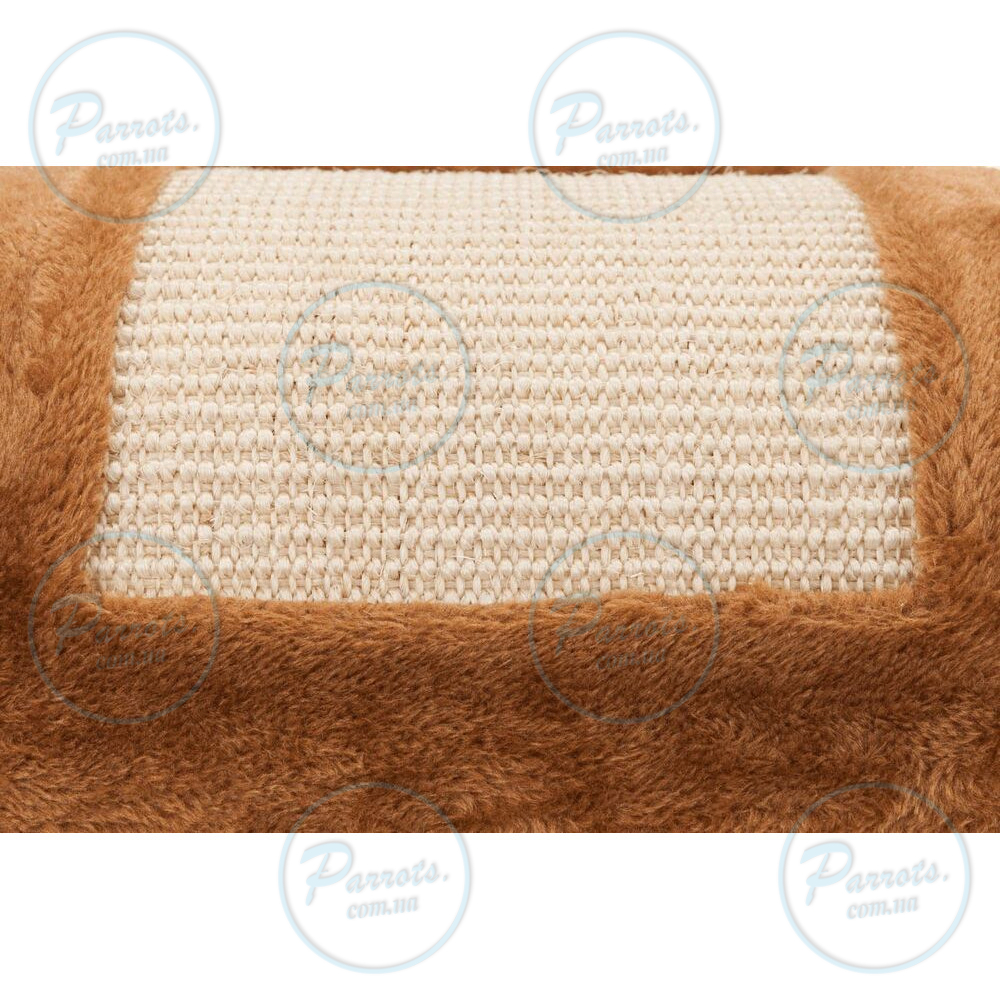 Дряпка Trixie Wavy для котів, із сизалю/плюшева, 29х18х50 см (коричнева)
