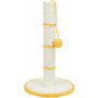 Когтеточка Trixie с игрушкой на веревке для кошек столбик, 31х50 см (сизаль)
