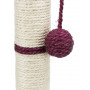 Дряпка Trixie з іграшкою на мотузці для котів стовпчик, 31х50 см (сизаль)
