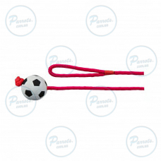 Іграшка Trixie М'яч на мотузці з ручкою для собак, 1 м, d:6 см