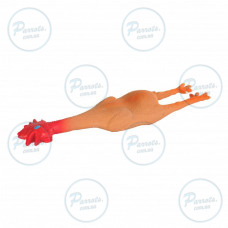 Игрушка Trixie Курица с пищалкой для собак, 47 см (латекс)