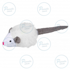 Игрушка Trixie "Мышка-пищалка с микрочипом" для кошек, 6 см (плюш)