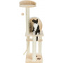Дряпка-комплекс Trixie Salamanca для котів, сизаль/плюш, 40х50х138 см (бежева)