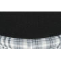Лежак Trixie Lucky для собак, до клітки з пінопластовою підкладкою, хлопок/фліс, 65х55 см (сірий/білий)