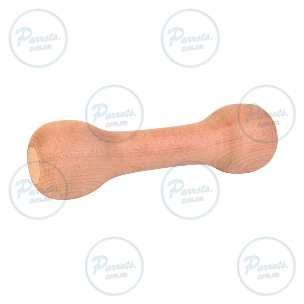 Іграшка Trixie Гантель закруглена для собак, 21 см, 250 г (дерево)
