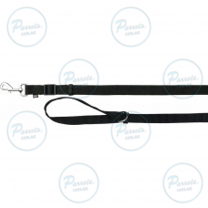 Поводок Trixie Classic для собак, из нейлона, регулируемый, XS-S: 1,20-1,80 м/15 мм, черный